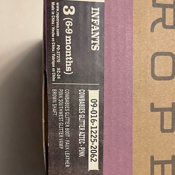 Infant cowgirl boots - Picture 3 of 3